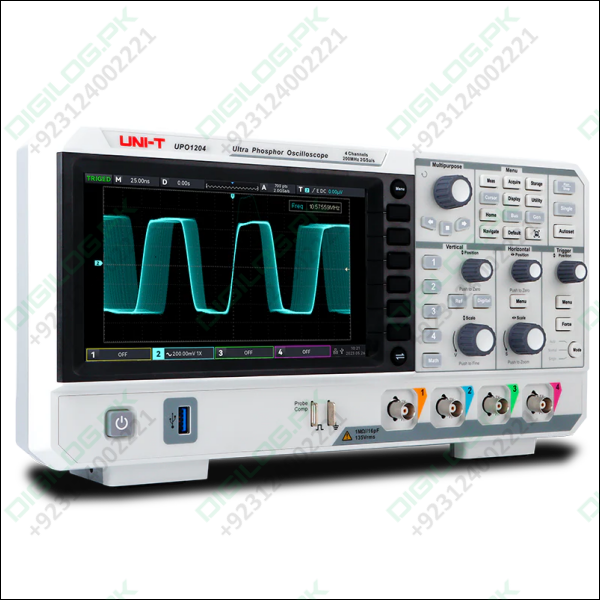 Uni-Trend UPO1204 Digital Storage Oscilloscope - 200MHz 4-Channel DSO