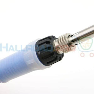 Variable Tni-u 60W Soldering Iron 093D+ - the blue handle, black ribbed grip, and metallic heating element barrel.