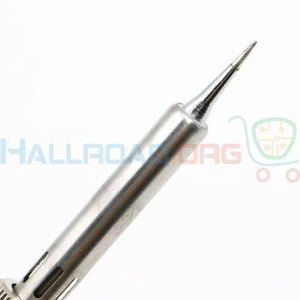 Variable Tni-u 60W Soldering Iron 093D+ - the silver-coloured metal heating element and the pointed soldering tip.