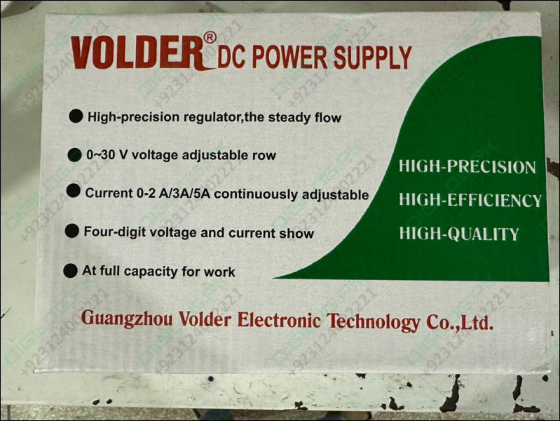 VOLDER 1502dd+ Regulated Dc Power Supply