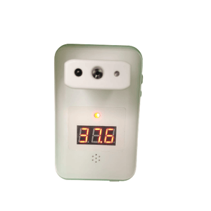 Wall Mounted Thermal Scanner ( Wall Mounted Temperature Scanner) Yna-800 - a white rectangular device featuring a top sensor module, a central digital display showing 8.8.8, and a speaker.