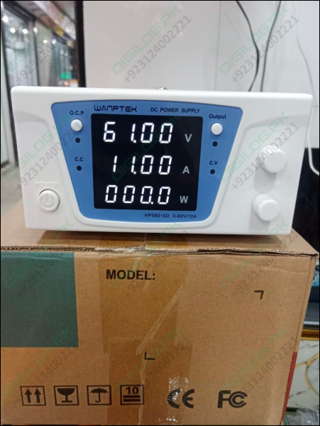 Wanptek KPS6010D DC Power Supply 0-60V 0-10A Adjustable Bench Power Supply