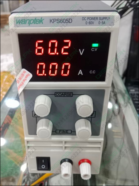 Wanptek KPS605D DC Power Supply 0-60V 0-5A Adjustable Bench Power Supply
