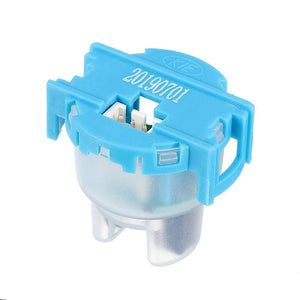 Water Turbidity Sensor - a blue plastic housing with a white connector port and a translucent cylindrical sensor body marked with 20190701.