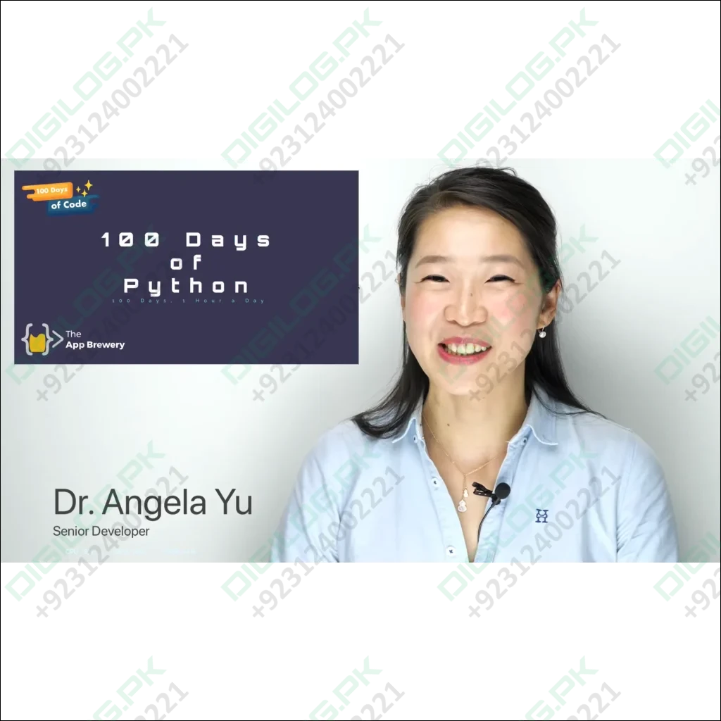 <img src="100 Days of Code: The Complete Python Pro Bootcamp Created by Dr. Angela Yu" alt="alt=100 Days of Code: The Complete Python Pro Bootcamp Created by Dr. Angela Yu"