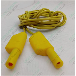 Yellow Banana Clip Wires 2 Meter