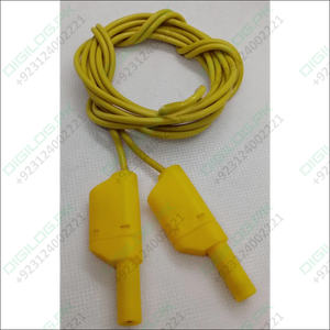 Yellow Banana Clip Wires 2 Meter