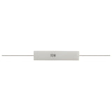 0.1ohm 10W 10W0.1rj 10 Watts 0.1R Resistor - a white rectangular ceramic resistor with a wire lead extending from each end and "10W" printed on its side.