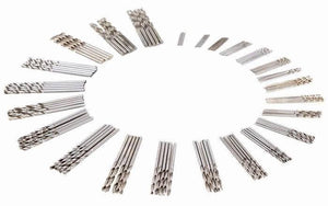 0.8mm PCB Drill Bits For Drilling - shown as a collection of silver-coloured metal drill bits arranged in a circular pattern against a white background.