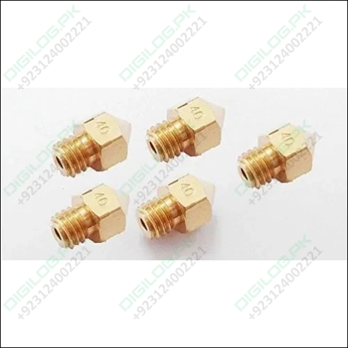 0.4mm 3d Printing Nozzle Printer Accessories Mk8 Brass