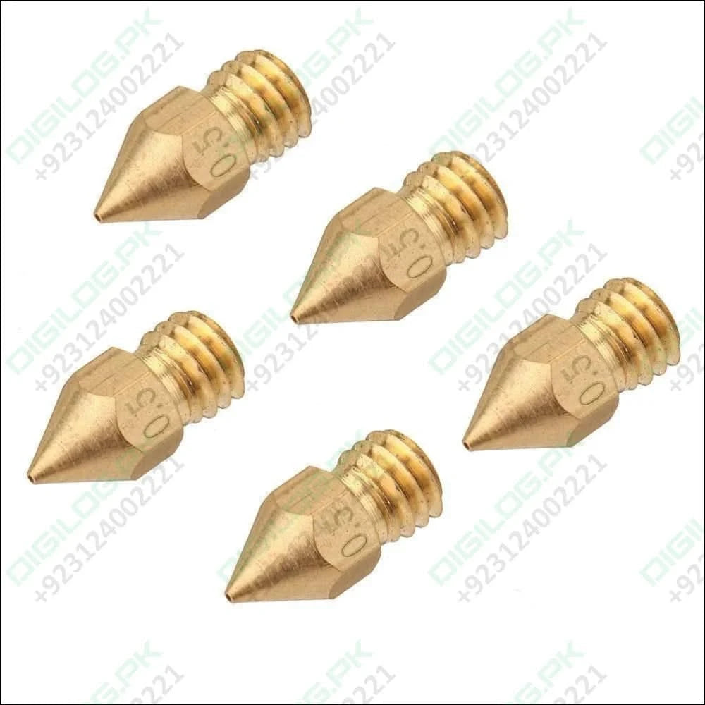 0.5mm 3d Printing Nozzle Printer Accessories Mk8 Brass