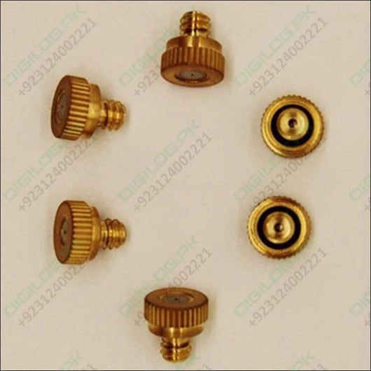 Brass Misting Nozzle 0.5mm Water Sprayer Fogging