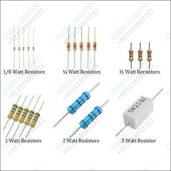 200PCS 1 Watt 5% Resistor In Pakistan