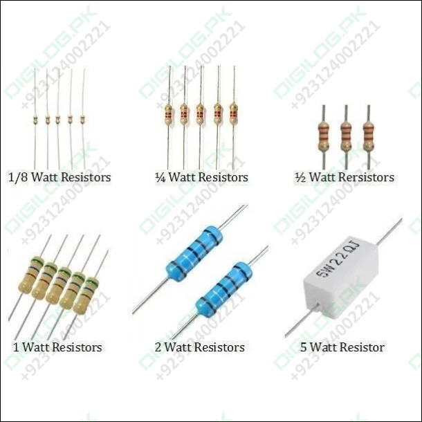 200PCS 1 Watt 5% Resistor In Pakistan