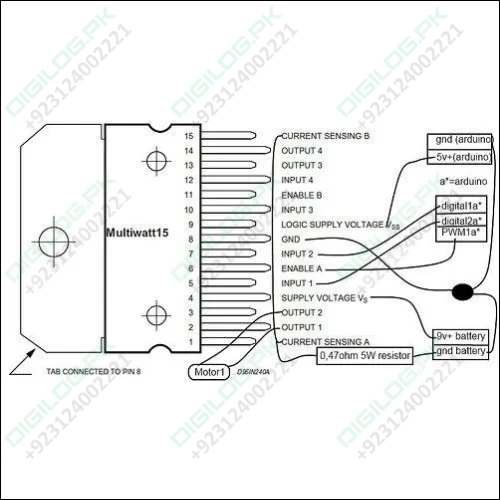 L298 High Current Dual H-Bridge Motor Driver IC L298 High Current Dual H-Bridge Motor Driver IC