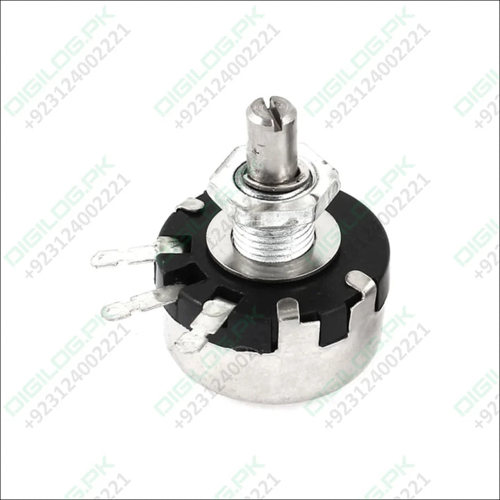 Wx110 010 10k Ohm 1w 6mm Shaft 4 Terminal Carbon Rotary