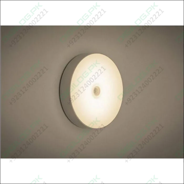 Led Body Induction Lamp Night Light Warm White Pir Sensor