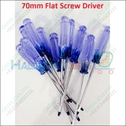 70mm Flat Head Screwdriver Thin Blade Tip Edge