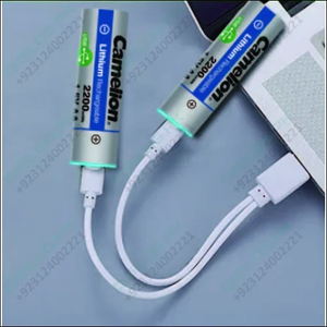 Camelion USB C Rechargeable Lithium Batteries AA – 1.5V – 2200mWh - Battery