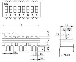 4 Way Dip Switch Made In Korea