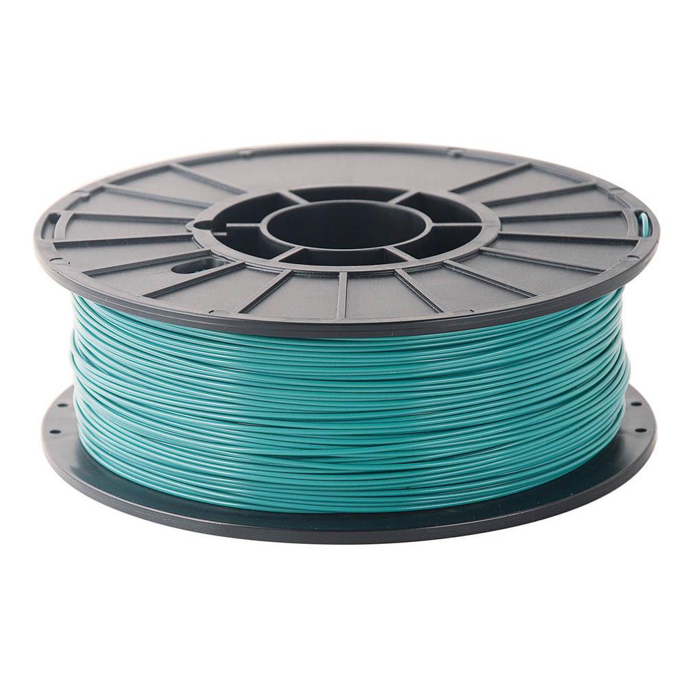 1/2kg 500 Gram 1.75mm ABS 3d Printer Filament Spool Filament - teal-colored plastic filament wound onto a black circular spool.