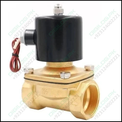 1.5 Inch 220v Ac Brass Electric Solenoid Valve For Water