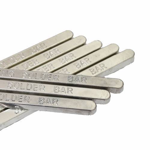 1 Gram Solder Bar Welding Rod Solder Rod 70/30 70% Lead 30% Tin - shown as a stack of several metallic, rectangular solder bars with text embossed on them.
