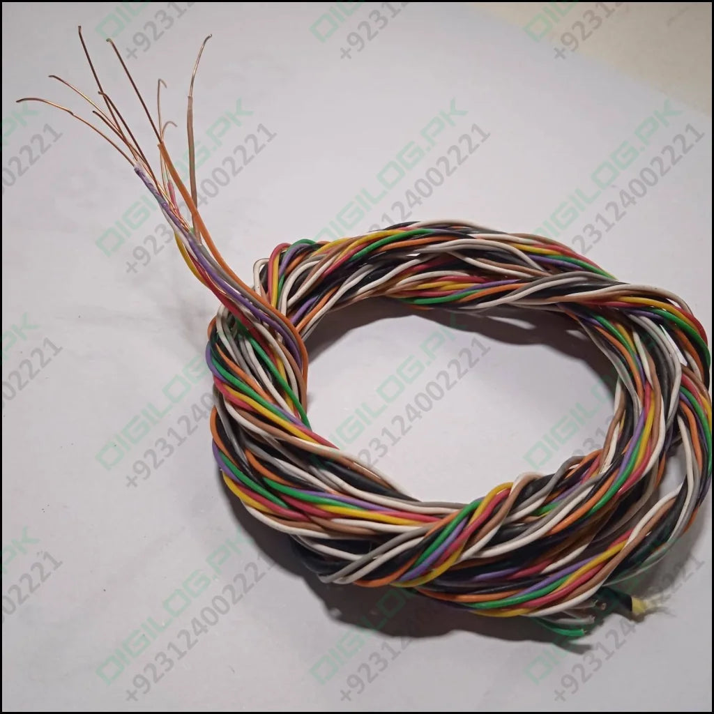 1 Meter 10pcs Hard Jumper Wires 100cm Spiral Wrap 10 Core