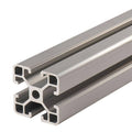 1 Meter 4040 Aluminium Profile Aluminium Extrusion For CNC And 3d Printer Color Black/silver - square-shaped aluminium extrusion with a central hole and T-slots along each side.