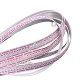 1 Meter 5 Wire UL2468 Flat Ribbon Cable Wire Cable Board Stranded - shown as a coiled length of white ribbon cable with pink striped markings.