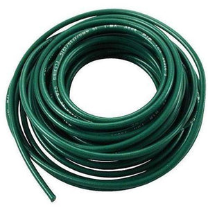1 Meter Green UL1015 Wire Cable 12AWG Tinned Copper 105 Degree Ul Certification - a coiled length of green electrical wire with printed text on the insulation.
