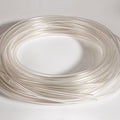 1 Meter Tube Size 6x4 mm | Flexible PVC Tube For Plumbing &amp; Electrical Applications - shown as a coiled length of clear, flexible PVC tubing on a white background.