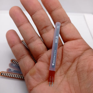 1 Piece 2.2 Inch Flex Sensor Bend Detection Sensor - the thin, rectangular sensor with a two-pin connector and printed text.