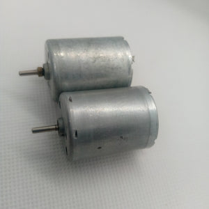1 Piece DC 2V To 24V 8960RPM High Torque Mini Micro Motor DC Motor - two silver cylindrical DC motors with protruding metal shafts on a white background.
