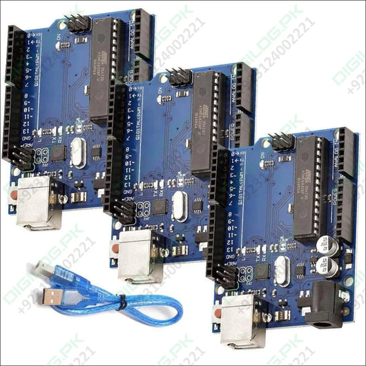 Arduino Uno R3 Dip With Usb Cable Without Logo