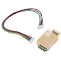10000PPM MH-Z19C CO2 Sensor Module - shown with a gold-coloured rectangular sensor unit, a green circuit board connector, and a multi-coloured wire cable.