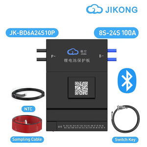 100A 8S to 24S 0.6A JIKONG JK-BD6A24S10P Smart Active Balance BMS