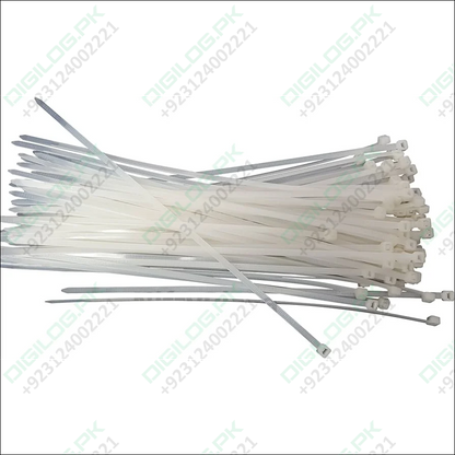 100pcs 12 Inch Nylon Wire Organizer Zip Clip Cable Tie