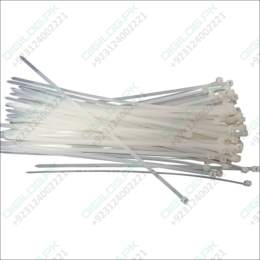 100pcs 12 Inch Nylon Wire Organizer Zip Clip Cable Tie