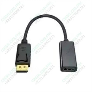 1080P HDMI-Compatible DisplayPort to HDMI Adapter