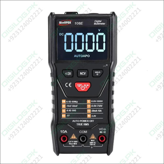 Winapex 108e 6000 Counts True Rms Digital Multimeter