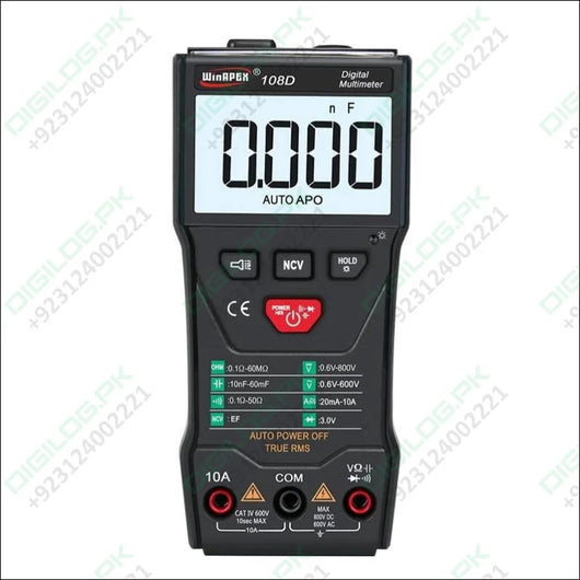 Winapex 108d Digital Multimeter Auto True Rms 5999