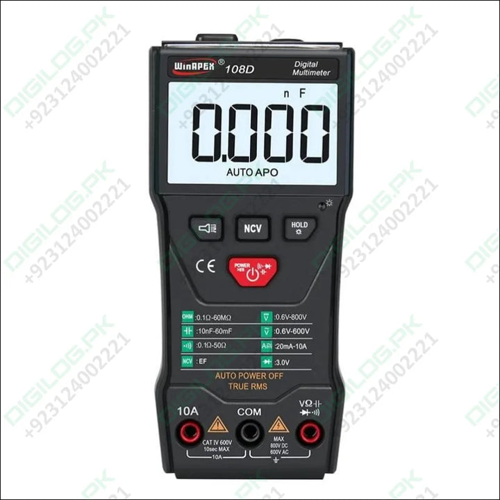 Winapex 108d Digital Multimeter Auto True Rms 5999