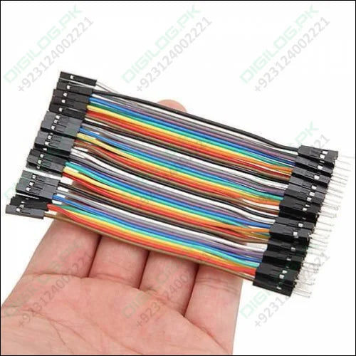 10cm Pin To Hole Jumper Wire Dupont Line 40 Male Female