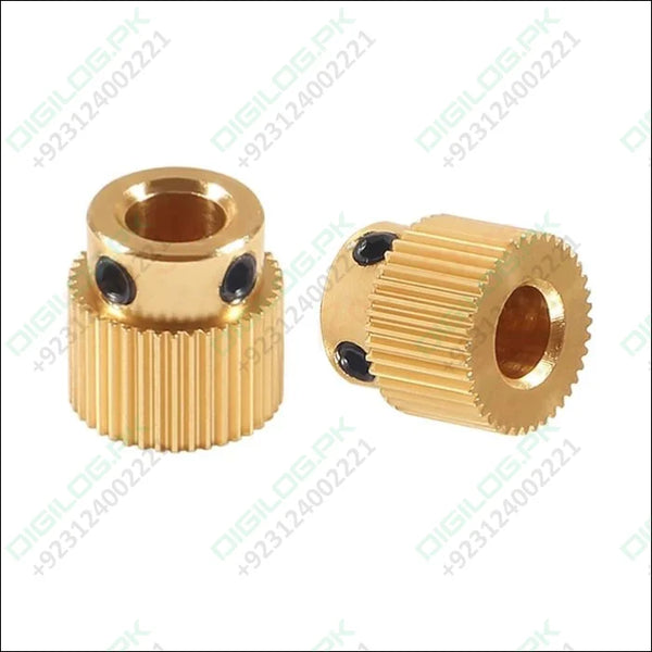 40 Tooth Gear Brass Extruder Wheel Gear for Printer Cr-10 Cr-10S S4 S5 Ender 3 Pro