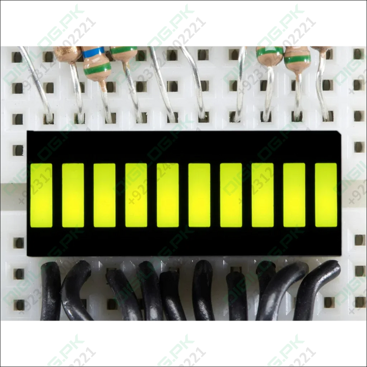 Green 10 Segment Light Bar Graph Led Display