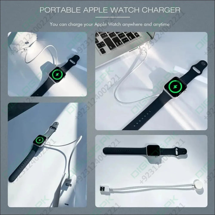 Magnetic Wireless Smartwatch Charging Cable