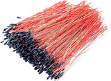 10k Precision NTC Thermistor - Temperature Sensor - a large bundle of thin red wires with black, teardrop-shaped sensor heads at one end.