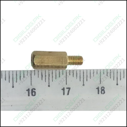 10mm+5mm M3 Male To Female Pcb Spacer Brass Standoff
