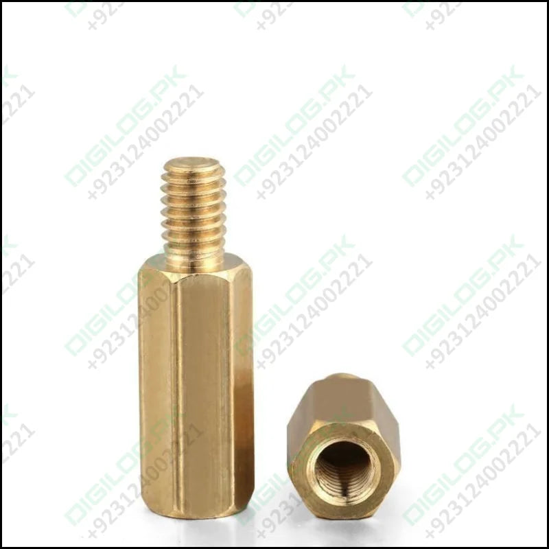 10mm + 5mm M3 Male To Female Pcb Spacer Brass Standoff